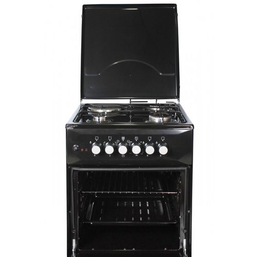 Blueflame C5031E-B- 3 Gas + 1 Electric Plate Gas Cooker & Oven 50*50Cm - Black
