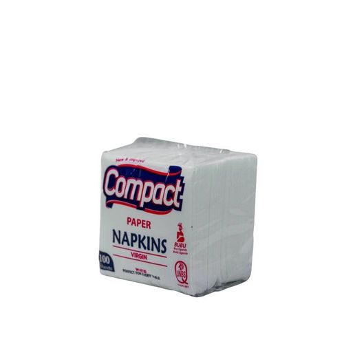 Compact SERVITIES (NAPKINS VIRGIN WHITE) 100 SHEETS