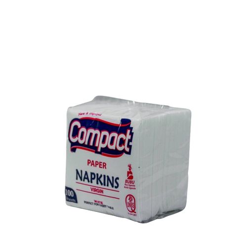 Compact SERVITIES (NAPKINS VIRGIN WHITE) 100 SHEETS