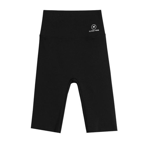 Shark Women's Summer New Five Point Flight Logo No Awkwardness Thread Bottom High Waist Slim Yoga