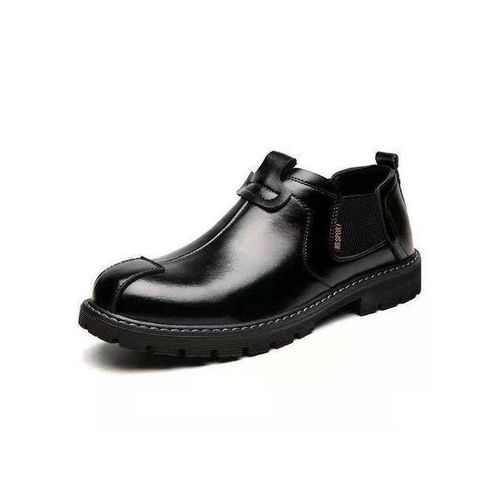 Men's Oxfords Office Loafers Wedding Formal PU Leather Shoes Corporate Black