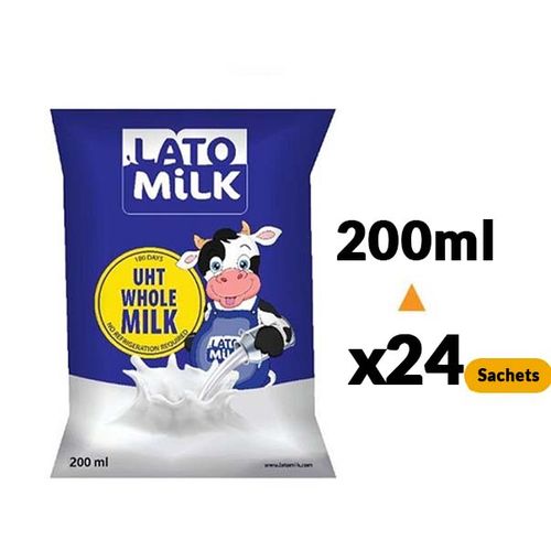 Lato Milk Pack of 24 Sachets Lato Fino - 200ml