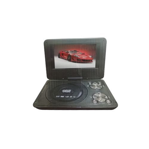 Multifuntional TV/FM/USB/ 7.8 In H TV Portable DVD Player Portable High Definition  D TV Player Multimedia Player-black