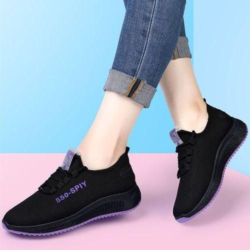 Women's Sneakers Women's Shoes Sneakers Women Shoes Ladies - Black