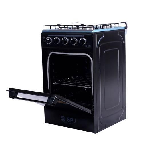 SPJ 3 Gas Burner With 1 Electric 50X50 Standing Gas Cooker - Black
