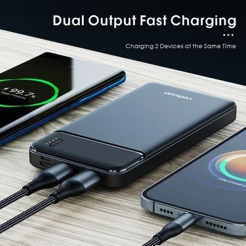 Power Bank 10000mAh LCD Compact Slim Fast Charge