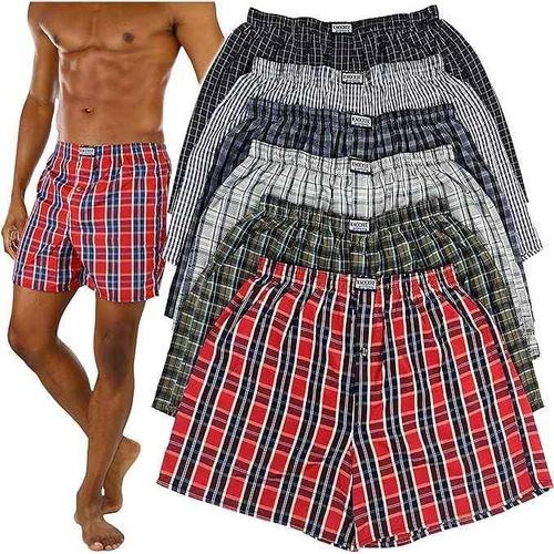 6 Pack Of Men's Boxers Multi Colour