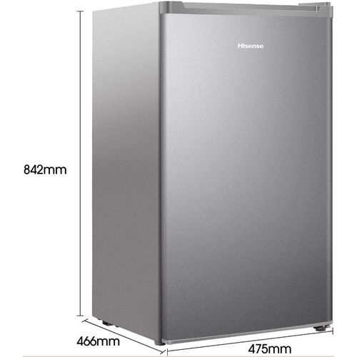 Hisense 120 Liters Single Door Refrigerator- Silver 3 Years Warranty