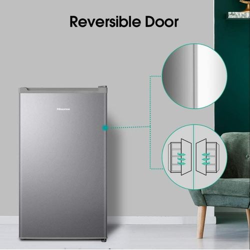 Hisense 120 Liters Single Door Refrigerator- Silver 3 Years Warranty