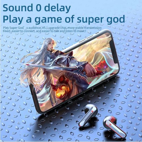 Ace Elec ACE Wireless EarBuds Headphones Mirror Digital Display 9D Stereo