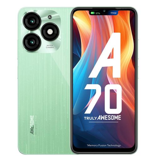 Itel A70 - 6.6"HD+ 8GB RAM 128GB ROM 13MP 5000mAh - Green