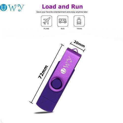 UWY Flash Disk 128G OTG Usb Flash Drive  Micro Otg & Type C