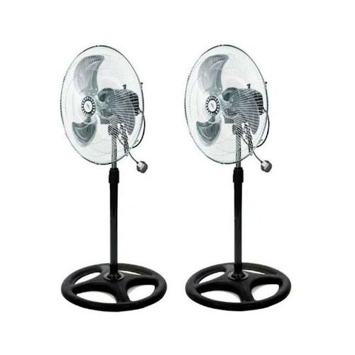 Couronne BUY 1 GET 1 FREE &ndash; 18 Inch Stand & Table Household Fan &ndash; Black