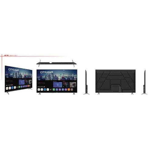 Onida Plus 55 Inch Frameless Real 4K IPS Web Os Smart TV (With Indian Technology)- Black