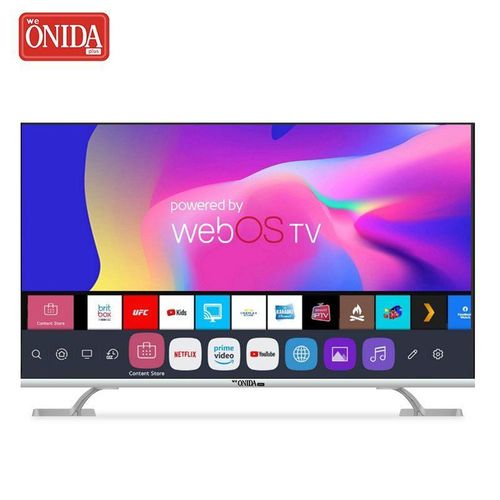 Onida Plus 55 Inch Frameless Real 4K IPS Web Os Smart TV (With Indian Technology)- Black
