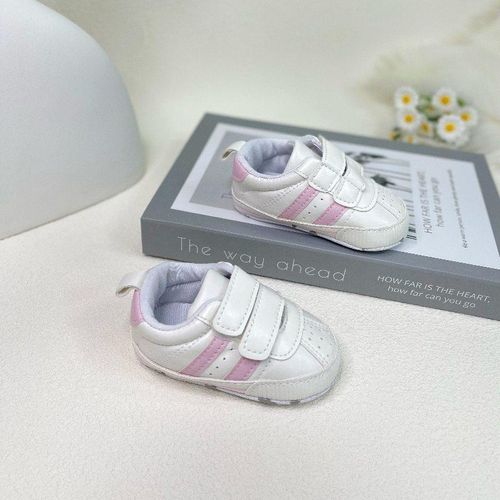 Fashionable Leather Casual Sneakers Newborn Soft Soled Comfortable Walking Shoes
