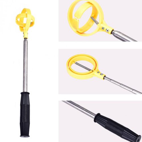 Empty Golf Ball Retriever Telescopic Automatic Locking Scoop
