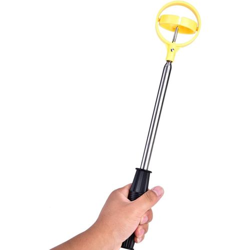 Empty Golf Ball Retriever Telescopic Automatic Locking Scoop