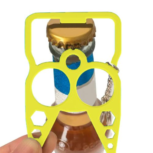 Yellow Mulitfuction Outdoor Keyholder Gadgets Tools For Women