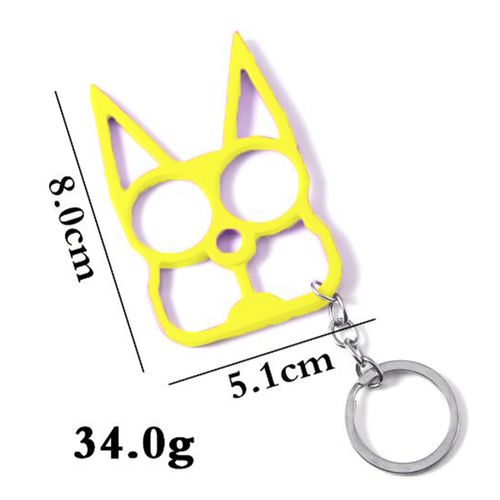Yellow Mulitfuction Outdoor Keyholder Gadgets Tools For Women