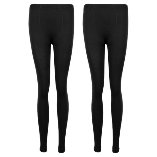 Pack Of 2 Women Thermal Tights Opaque,  Fleece  Leggings