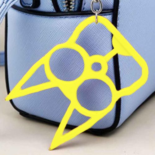 Yellow Mulitfuction Outdoor Keyholder Gadgets Tools For Women