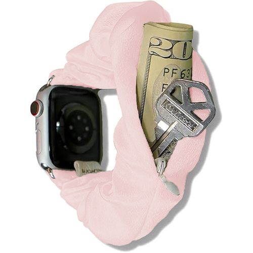 Watch Bands Replacement Cloth Soft For 42/44/45/49mm Unisex Pink