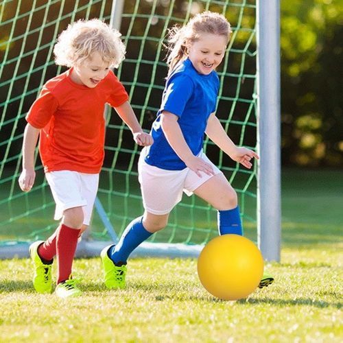 Children's Toys Plastic Bouncy Basketball--Orange-L