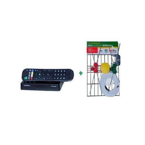 Gotv Decoder  + Antenna - Black Decoder