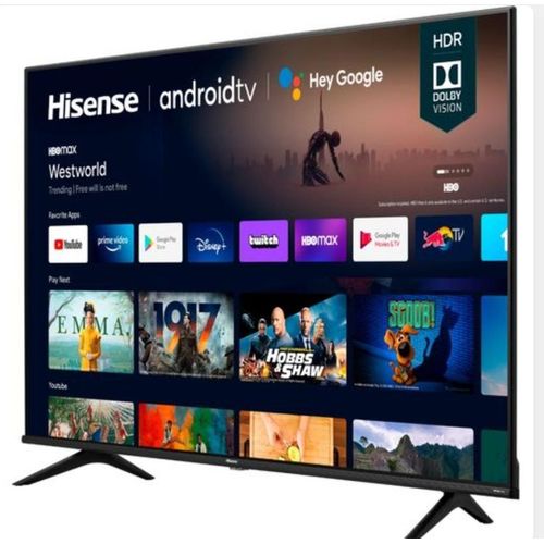 Hisense 50" Inch Smart 2023 Design  Frameless, Free To Air, 4k With Built-in WIFI & Bluetooth-Black