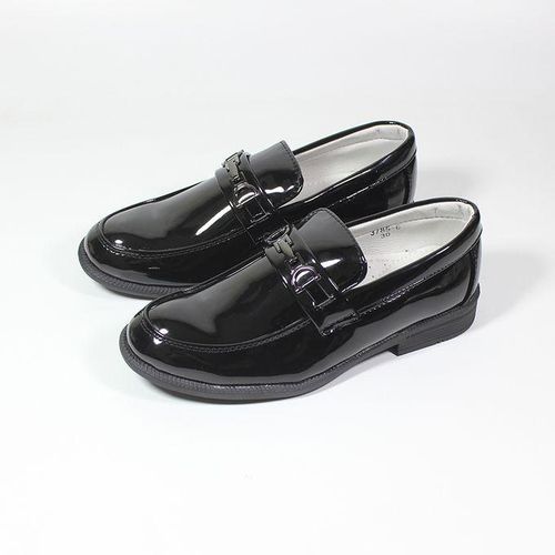 Fashion Children Boys Formal Dress Shoes-Black