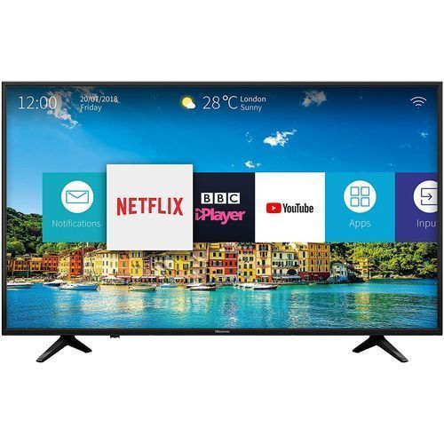 Hisense 50 Inch, Vidaa, Ultra HD, Smart TV With built-In WIFI - Black