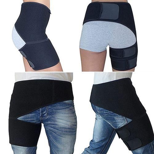Fitness---Protective Gear Waist & Hip Belt--Black