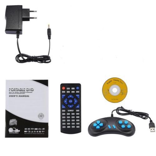 Multifuntional TV/FM/USB/13.9 In H TV Portable DVD Player , D TV Player Multimedia Player