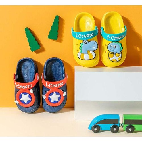 Soft Rubber PVC Children's Sandals Shoes Anti-slip Summer