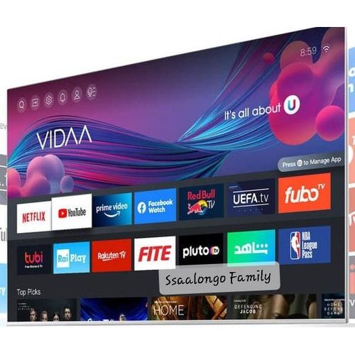 Hisense 32" Inch ORIGINAL Smart Frameless 2023 Design HD TV - Black