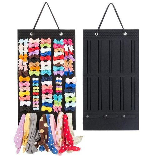 Hair Clips Hanger Organizer Display Holder Black And Short