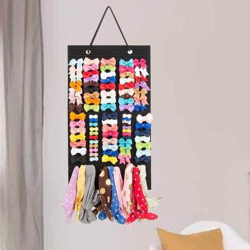 Hair Clips Hanger Organizer Display Holder Black And Short