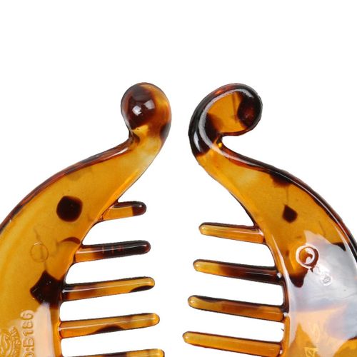 2pcs Simple Banana/  Hair Clips Grip Comb Clamp Ponytail Holder
