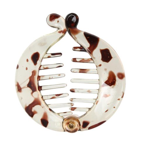 2pcs Simple Banana/  Hair Clips Grip Comb Clamp Ponytail Holder