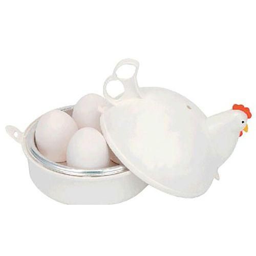 915 Generation Chicken Shaped Microwave Eggs Boiler Cooker Kitchen