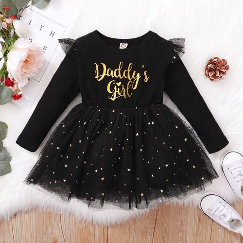 324 Months Baby Girl Princess Dress Long Sleeve Sequins Tutu Skirt