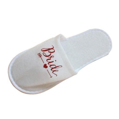 Disposable Wedding Bride Slippers Hotel   Guest Supplies Red Red