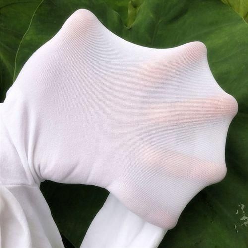 White Kids Girls Velvet Ballet Tights Dance Socks Dance Leggings L