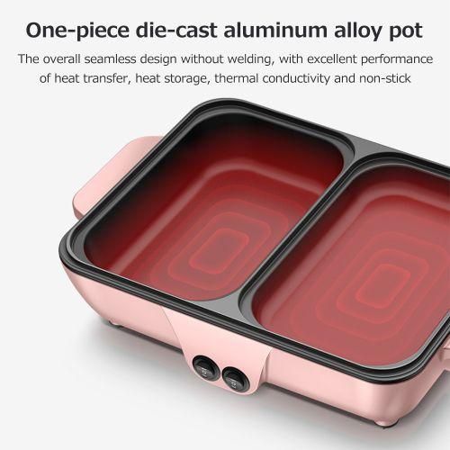Electric Grill Pan 2 Speed Household Multifunctional Small