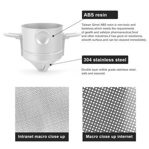 Folding Portable Hand Brewed Coffee Dripper Cone