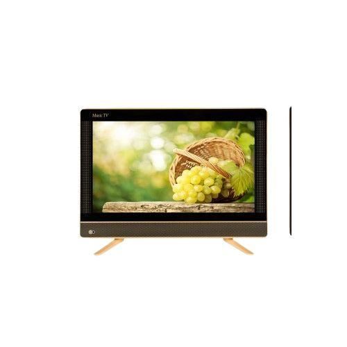 Mitech 19 Inch Ac/Dc Double Screen Digital Tv With Inbuilt Free To Air Decorder (Solar Compatible) - Black