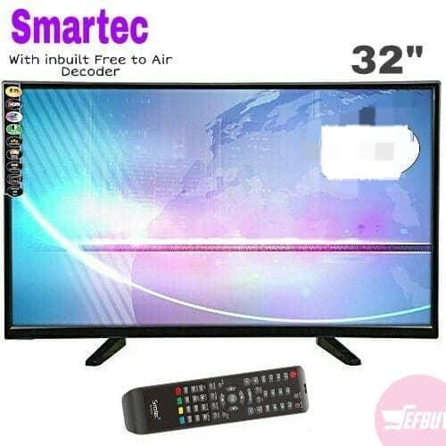 Smartec 32 Inch HD Digital Satellite Free To Air TV (AC/DC)- Black