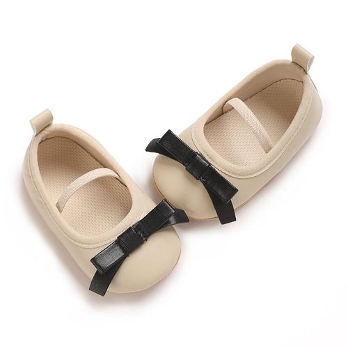 Spring And Autumn Style 0-1 Year Old Female Baby Princess Shoes With Breathable Soft Rubber Sole Anti Slip And Wear-resistant Single Shoes