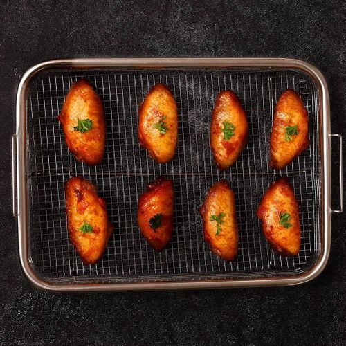 Air Fryer Basket for Oven, Stainless Steel Grill Basket, Non